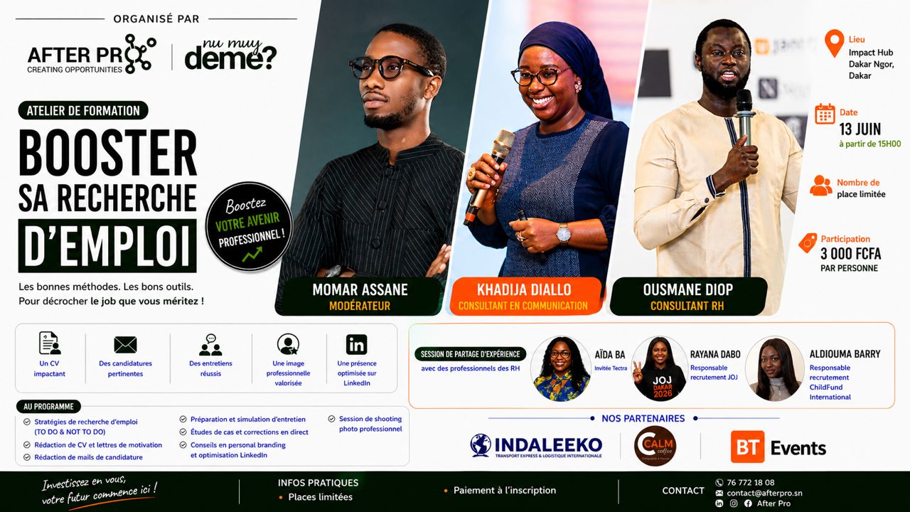 BOOSTER SA RECHERCHE D’EMPLOI